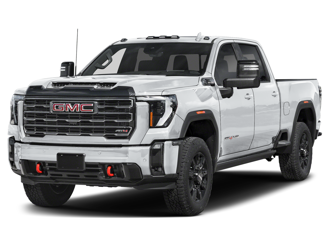 2026 GMC Sierra 2500 HD AT4 in Onyx Black — front three-quarter view