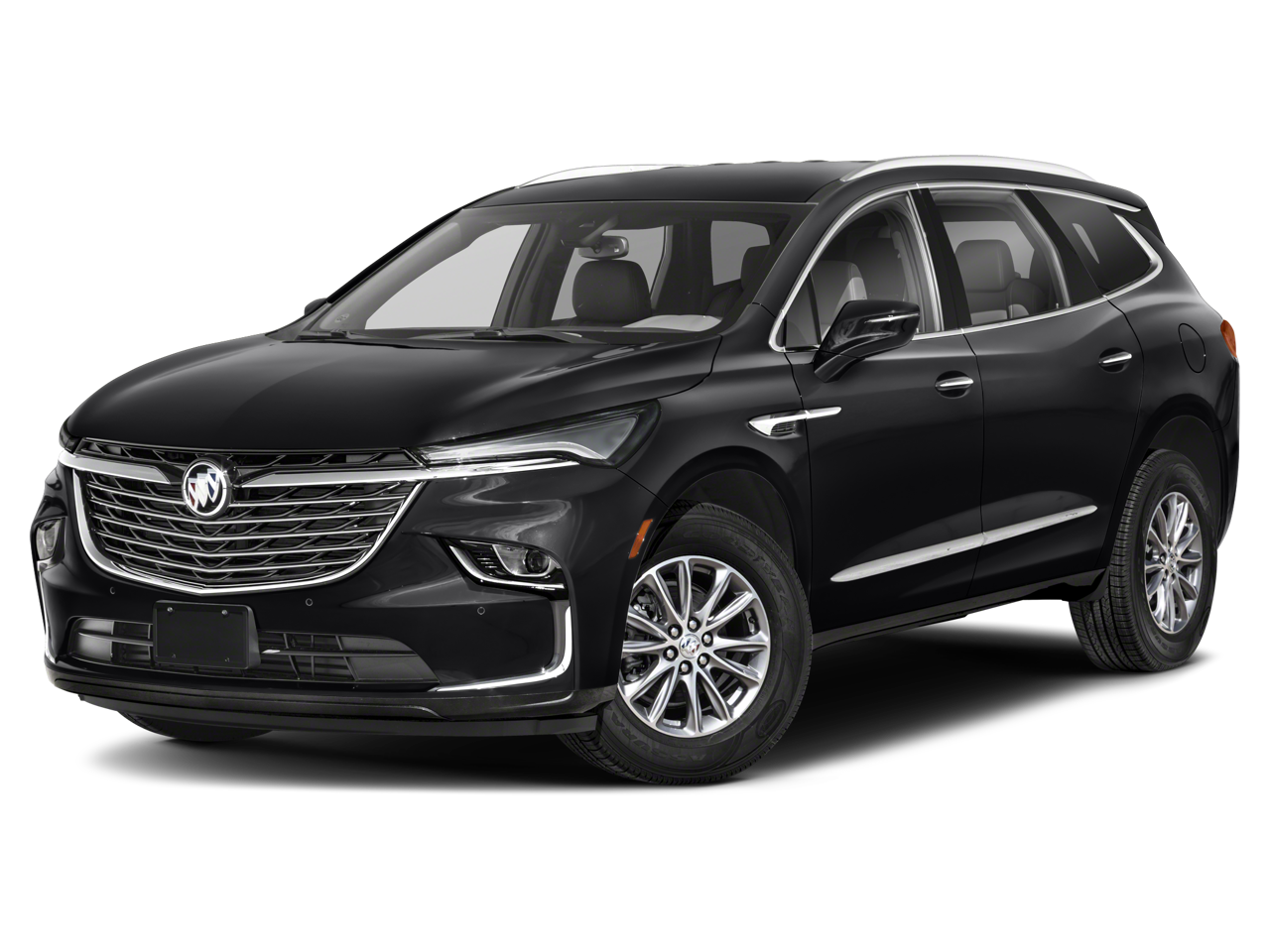 2022 Buick Enclave Premium in Cherry Red Tintcoat — front three-quarter view