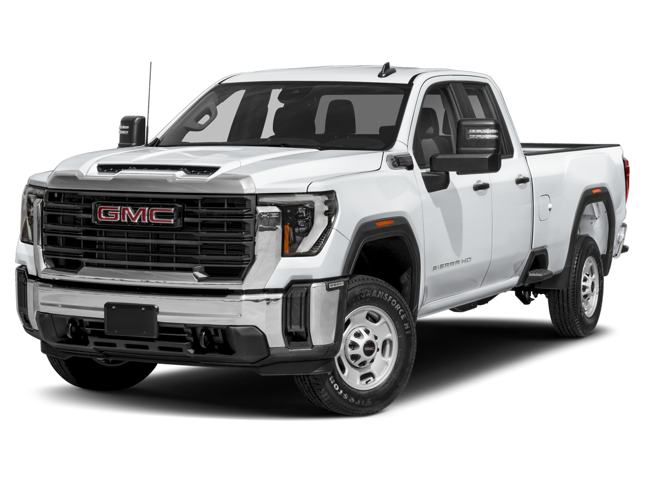 2026 GMC Sierra 2500 HD Pro in Summit White — front three-quarter view