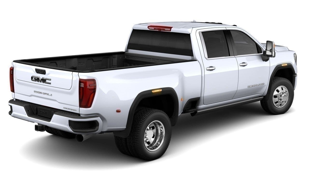 2026 GMC Sierra 3500 HD — rear three-quarter view