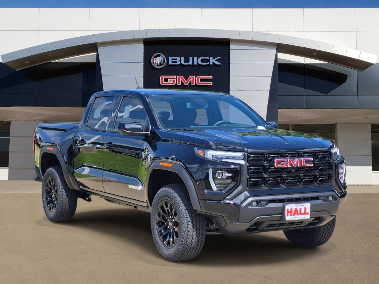 2026 GMC Canyon Elevation in Onyx Black — front three-quarter view