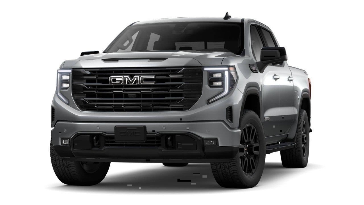 2026 GMC Sierra 1500 Elevation in Sterling Metallic — front three-quarter view