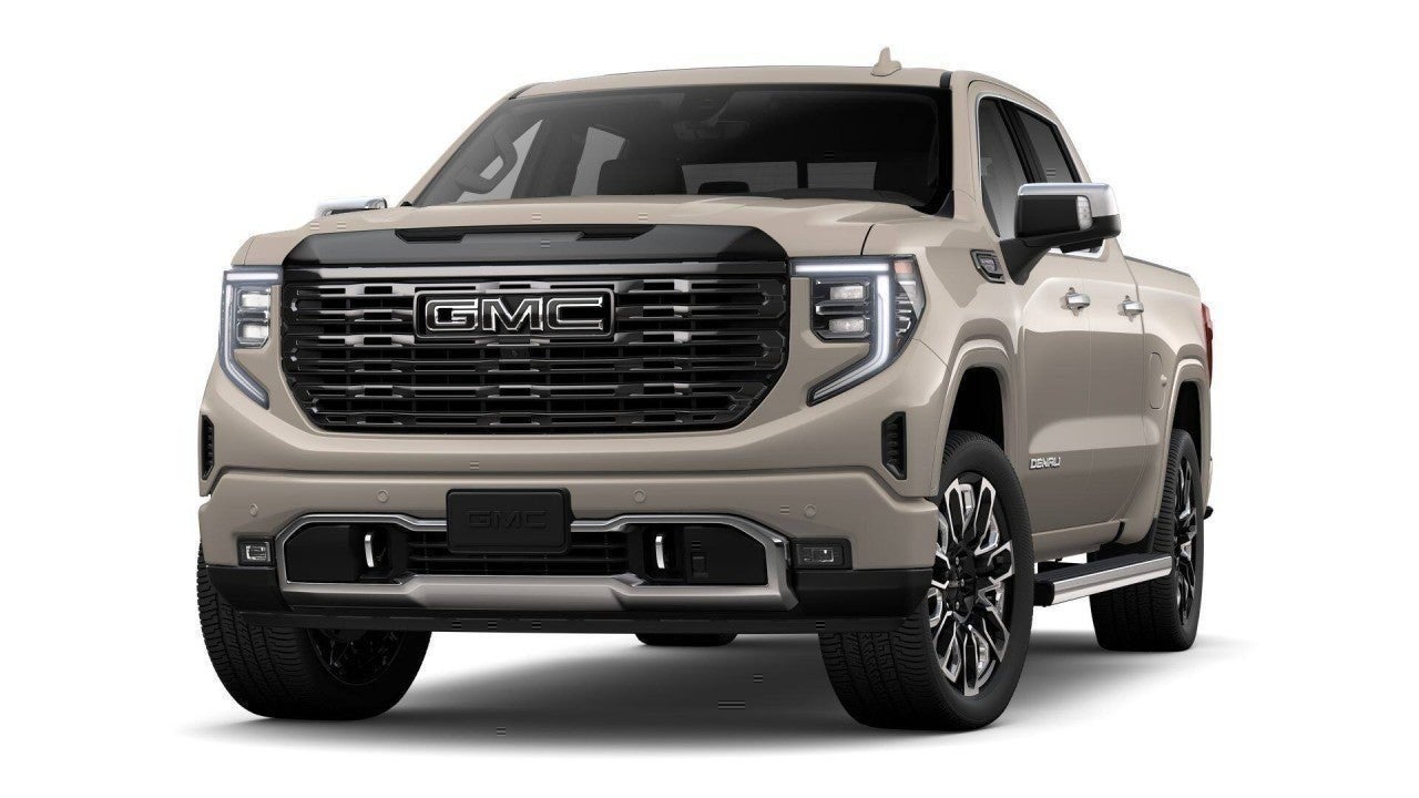 2026 GMC Sierra 1500 Denali Ultimate in Coastal Dune — front three-quarter view