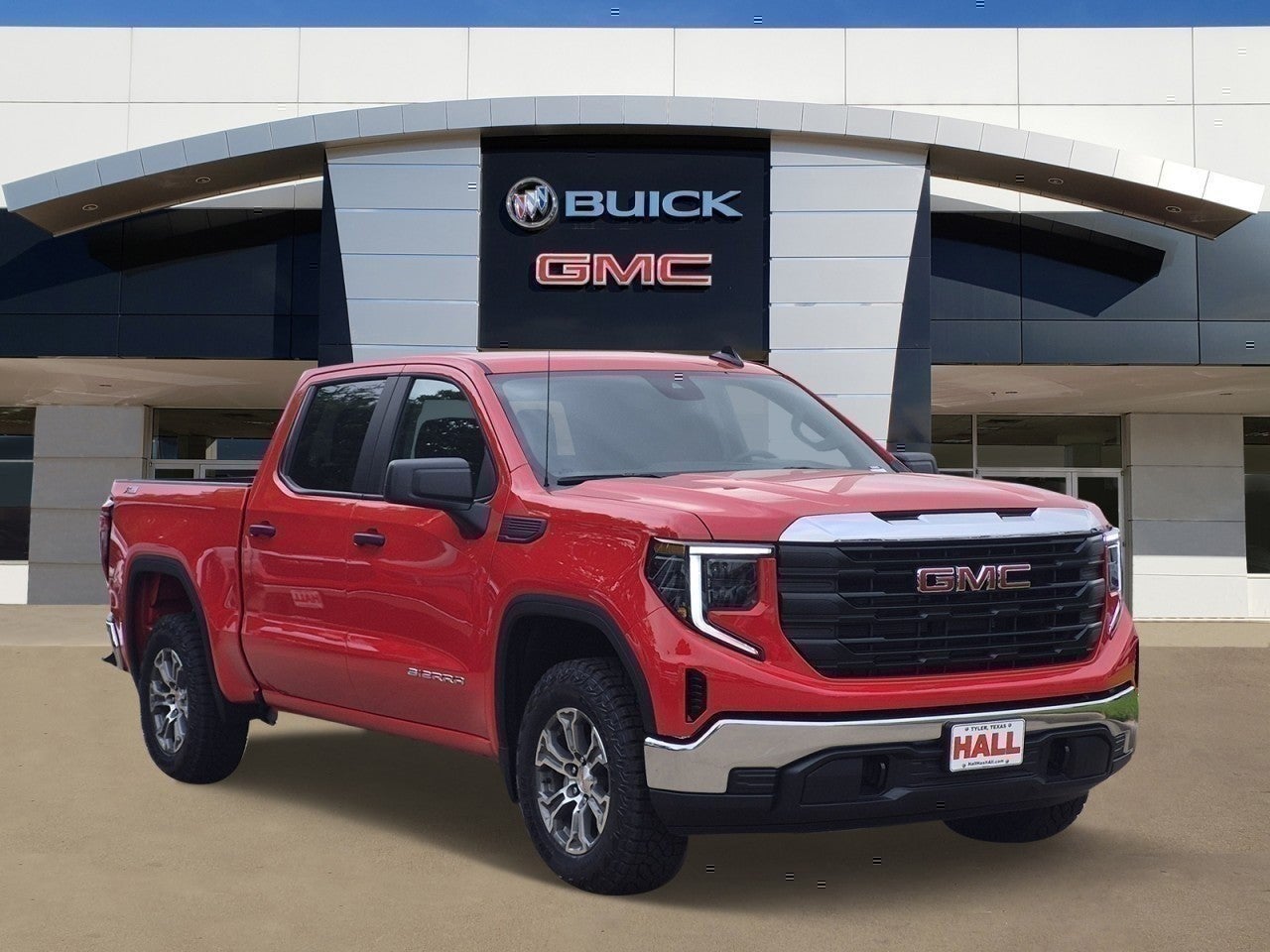 2026 GMC Sierra 1500 Pro in Cardinal Red — front three-quarter view