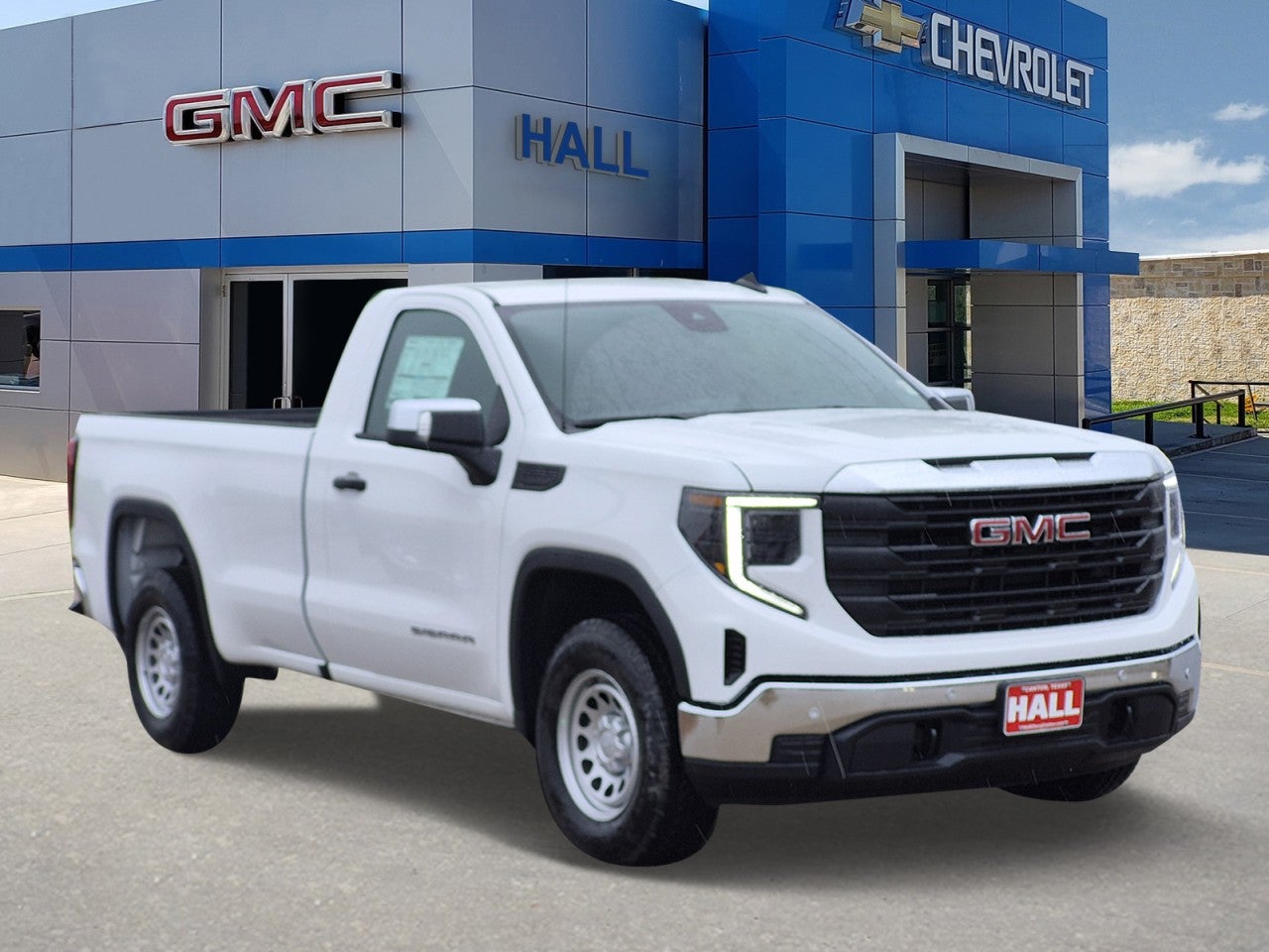 2026 GMC Sierra 1500 Pro in Summit White — front three-quarter view